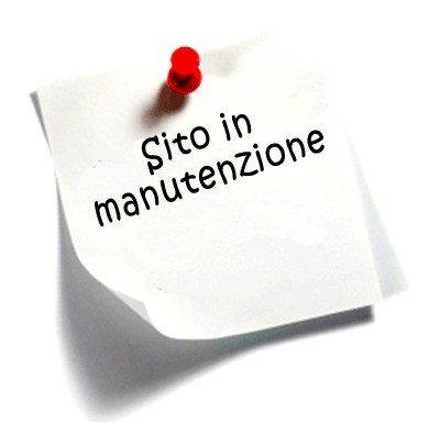 Sito in manutenzione