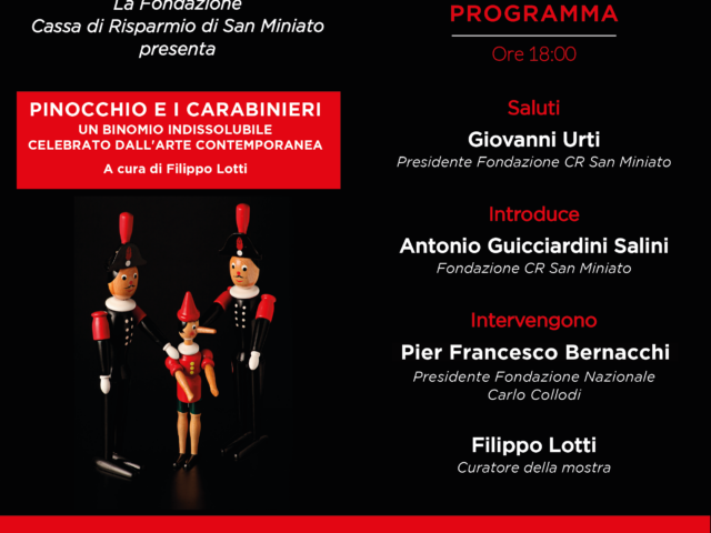 PINOCCHIO E I CARABINIERI – Un binomio indissolubile celebrato dall’arte contemporanea